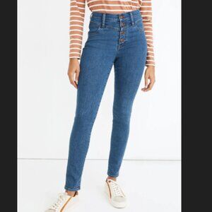 Madewell 10" High Rise Roadtripper Jeans In Eversall Wash - Size 24 + 26